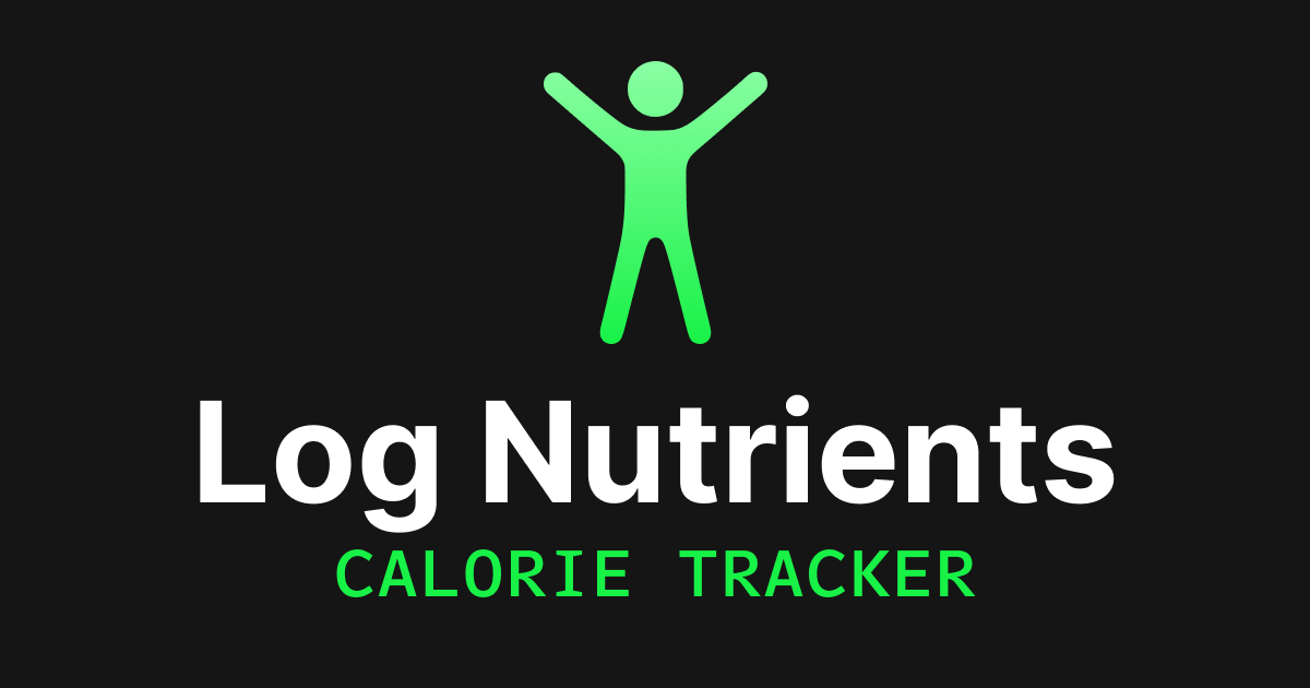 The Log Nutrients iOS app