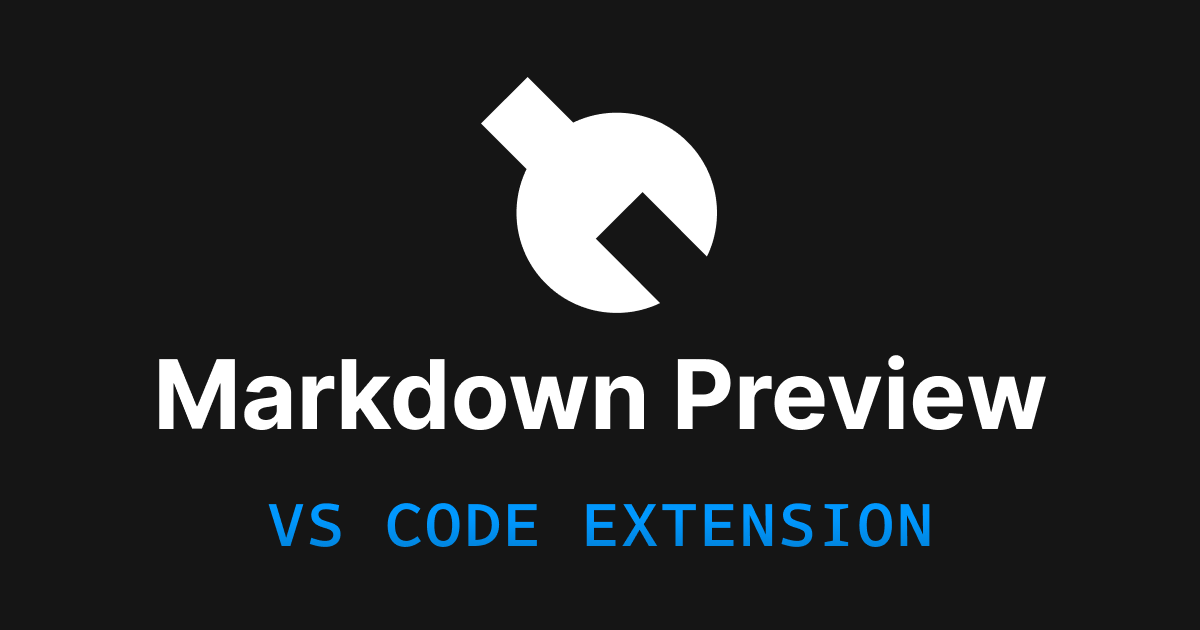The Markdown Preview VS Code extension