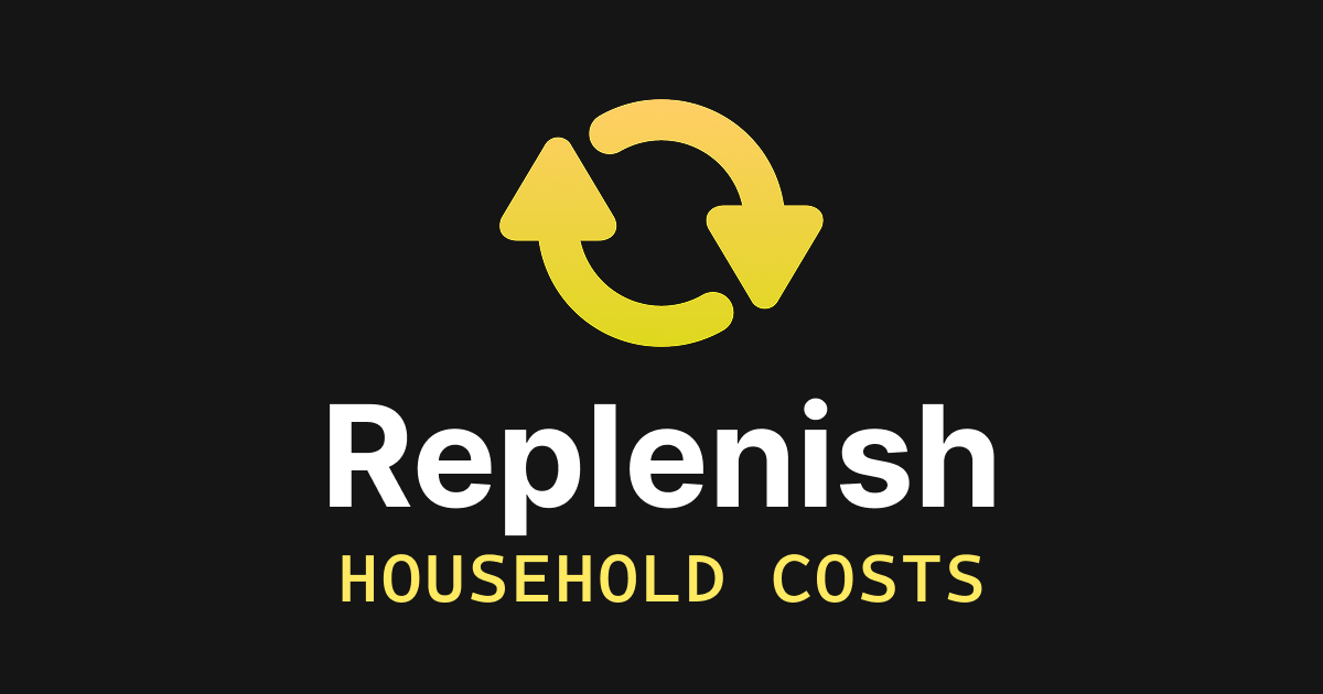 The Replenish iOS app